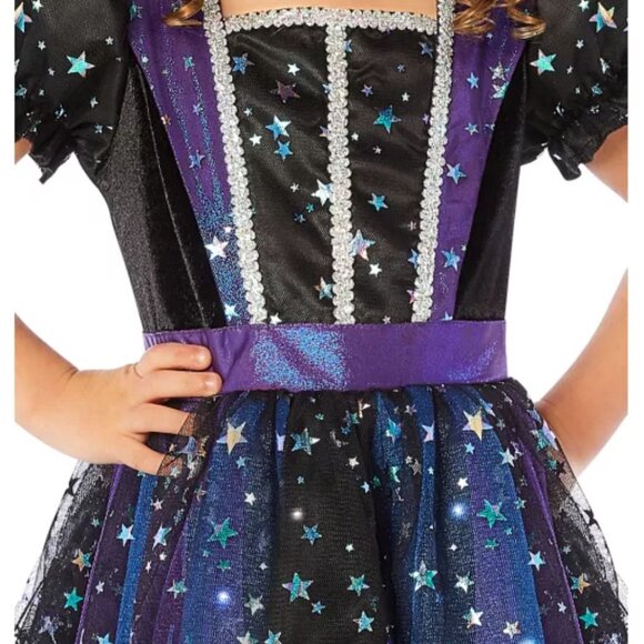 Spirit Halloween Toddler Enchanted Light-Up Witch Costume 5T-6T - Picture 3 of 9